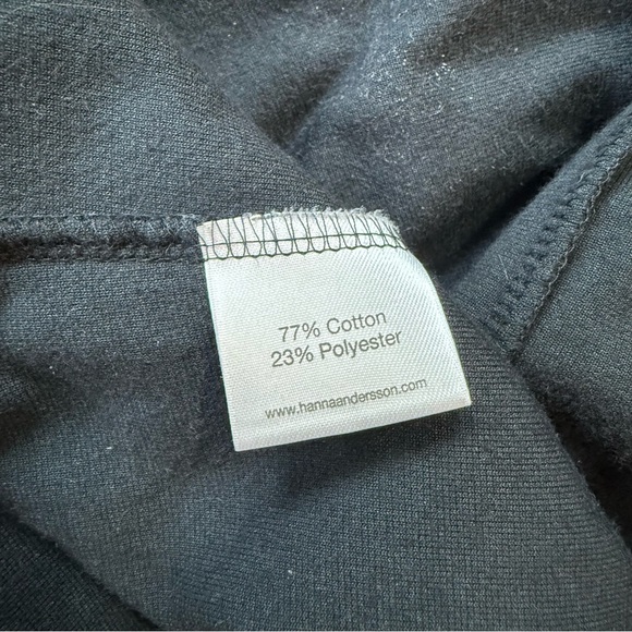 Hanna Andersson Girls Black Velvet Tiered Dress Size 130 / 8 - Picture 9 of 10